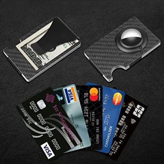 Men's Fashion Aluminum Alloy Card Case Anti - theft Brush - Akhi Co.