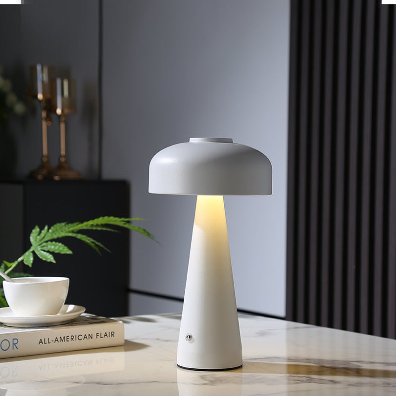 Mushroom Charging Lamp Bedroom Bedside Lamp - Akhi Co.