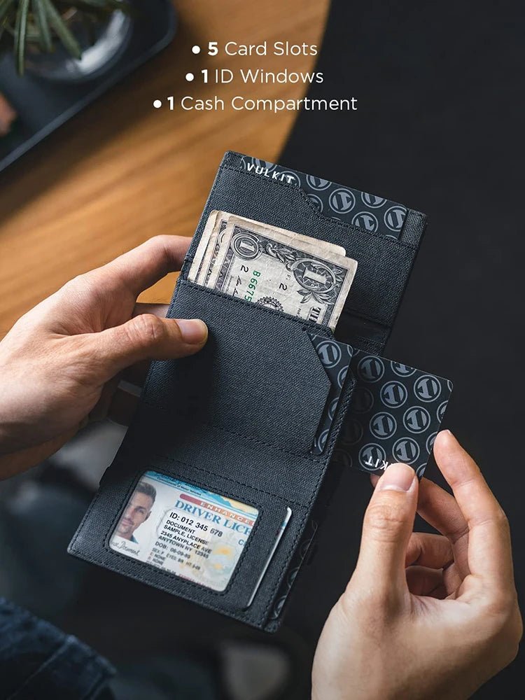 Three Fold Pop Up Wallet - Akhi Co.